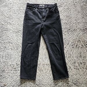 Madewell Black Classic Straight Jean Size 27